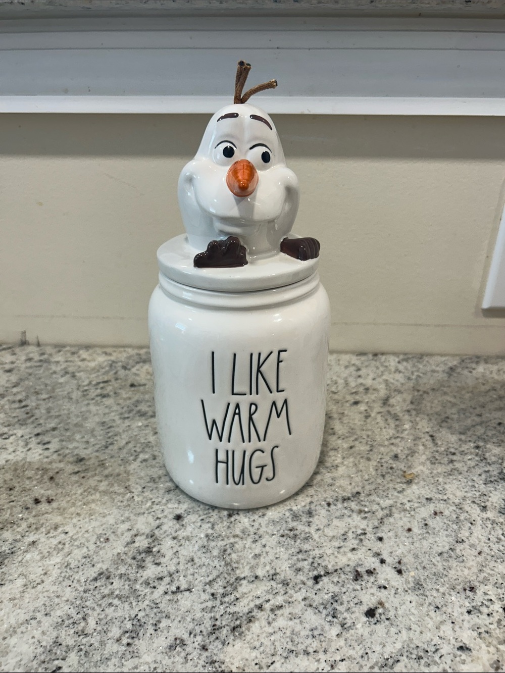 Disney Olaf Ceramic Cookie Jar